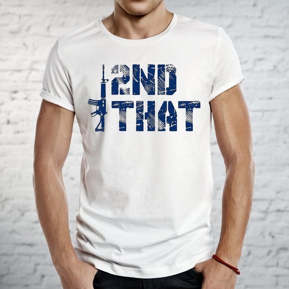 2nd That Gun Mens Tee Graphic Short Sleeve T-Shirt - Picture 1 of 2